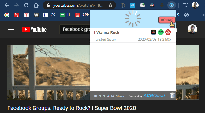 صورة لـ أفضل الطرق للعثور على تفاصيل الموسيقى أو الأغنية في أي مقطع فيديو على YouTube | AHA_Music_Extension_670x369-Z51NrMfs-DzTechs