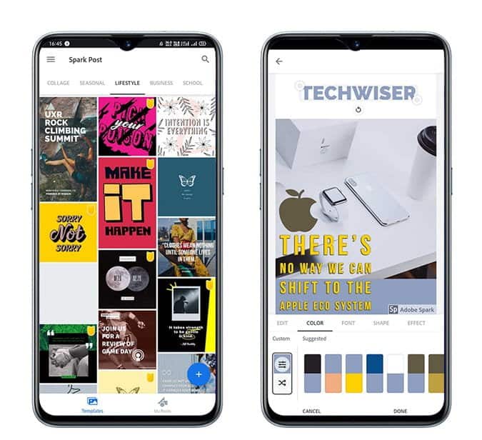 صورة لـ أفضل التطبيقات لإنشاء مخططات المعلومات البيانية وعرض البيانات | Adobe_Spark_-nk06vMfs-DzTechs