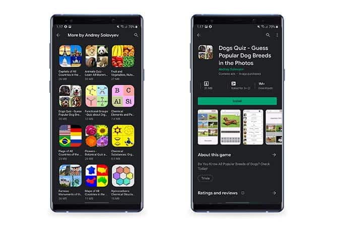 صورة لـ أفضل تطبيقات الأسئلة والمسابقات وألعاب التريفيا لـ Android | Andrew_Solovyev_Quizzes-4hrhwMfs-DzTechs