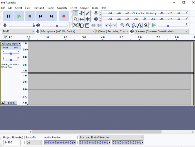 صورة لـ أفضل تطبيقات محطة عمل الصوتيات الرقمية المجانية لـ Windows والـ Mac | Audacity_1_768x580-itSp8Mfs-DzTechs