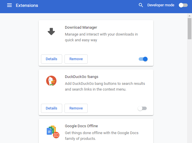 صورة لـ Chrome لا يستجيب أو يتعطل بشكل متكرر أو يتجمد أثناء إستخدامه؟ | Chrome_Extensions_Menu-3ZBZgMfs-DzTechs