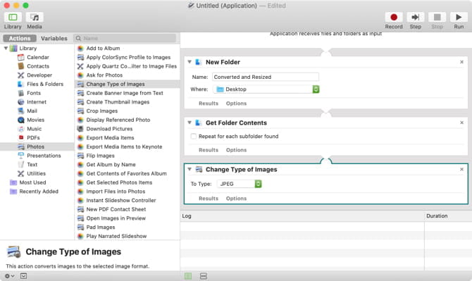 صورة لـ كيفية تحويل تنسيق الصور المتعددة وتغيير حجمها دفعة واحدةً على الـ Mac | ConvertImagesAutomatorMac-CwdgBLfs-DzTechs