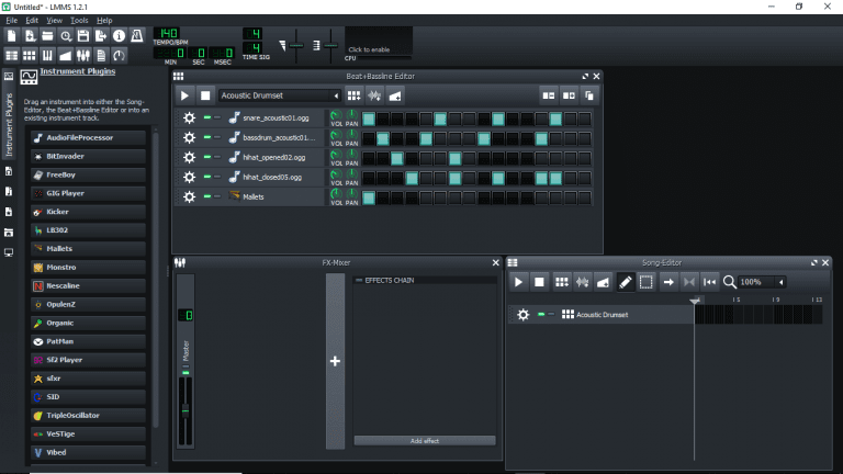 صورة لـ أفضل تطبيقات محطة عمل الصوتيات الرقمية المجانية لـ Windows والـ Mac | Lmms_1_768x432-u1Sp8Mfs-DzTechs