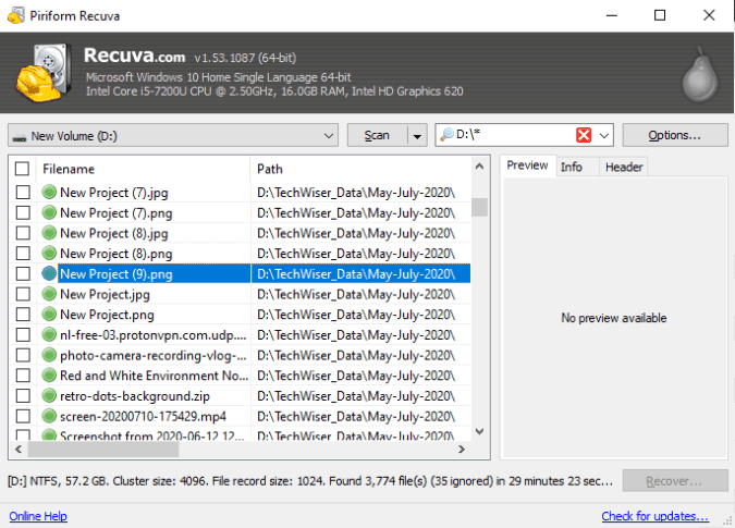 صورة لـ أفضل تطبيقات استعادة الملفات المجانية لنظام Windows في عام 2023 | New_Project_6_1-1q44Tags-DzTechs