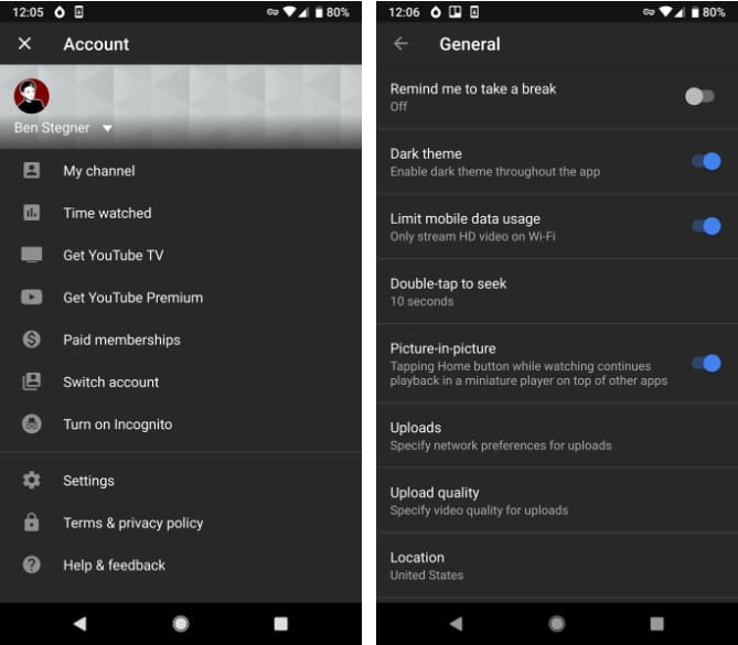 صورة لـ ما مقدار البيانات الخلوية التي يستهلكها YouTube؟ | Restrict_HD_to_Wi_Fi_Only-DNqimNfs-DzTechs