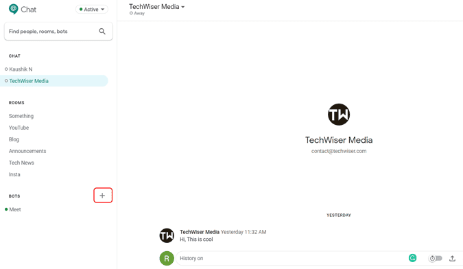 صورة لـ كيفية إجراء الاستطلاعات على Google Chat | Screenshot_144-WdRpfbgs-DzTechs