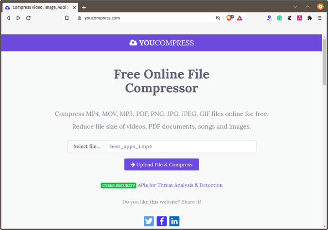 صورة لـ أفضل خيارات ضغط ملفات الفيديو على الإنترنت بدون علامة مائية | Screenshot_from_2020_07_06_21_14_14-5N55RZfs-DzTechs