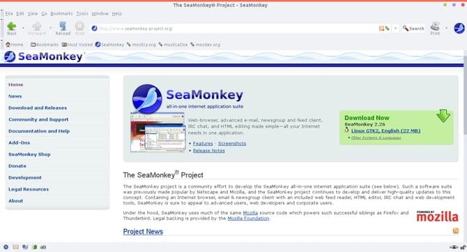 صورة لـ أفضل متصفحات الويب لنظام التشغيل Linux | SeaMonkey_browser_for_Ubuntu_Linux-QO3RBNfs-DzTechs