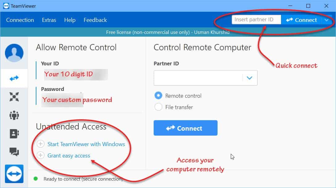 صورة لـ مقارنة بين TeamViewer و Chrome Remote Desktop – أي تطبيق يجب عليك اختياره؟ | TeamViewer-BMVPYLfs-DzTechs