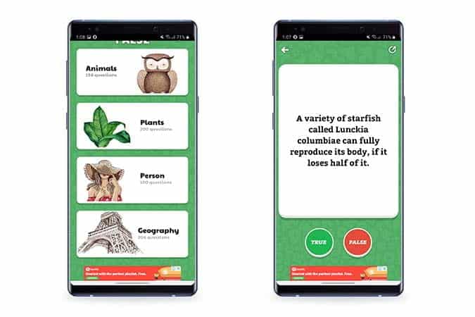 صورة لـ أفضل تطبيقات الأسئلة والمسابقات وألعاب التريفيا لـ Android | True_or_False_Quiz_-q2rhwMfs-DzTechs
