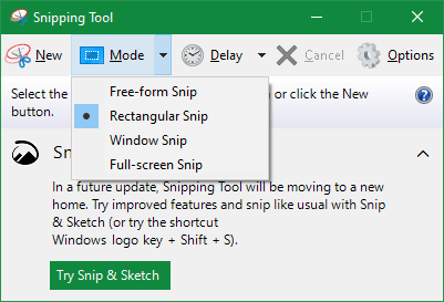 صورة لـ كيفية استخدام أداة Windows Snipping لأخذ لقطات الشاشة الخاصة بك | Windows_Snipping_Tool_Home-jOpkbMfs-DzTechs