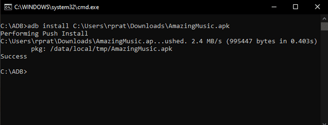 صورة لـ كيفية تثبيت تطبيقات Android على ساعات Amazfit Pace / Verge / Stratos | adb_install_amazingmusic_player-yeV1ZLfs-DzTechs