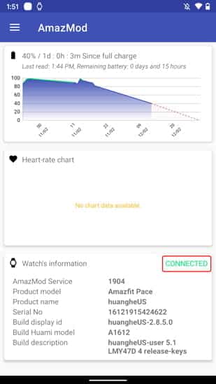 صورة لـ كيفية الرد على الإشعارات على ساعات Amazfit Pace / Verge / Stratos | amazmod_services_app_connected_to_phone-cf3MvMfs-DzTechs