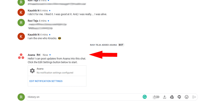 صورة لـ نصائح وحيل Google Chat التي تحتاج إلى استخدامها في سير عملك | asana_chat-fTyRlbgs-DzTechs