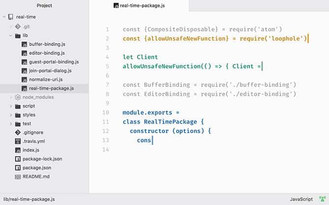 صورة لـ أفضل تطبيقات تحرير نصوص HTML لنظام التشغيل Mac | atom_mac-2Wuo5Nfs-DzTechs