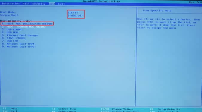 صورة لـ كيفية إصلاح رسالة الخطأ Bootmgr is missing في نظام Windows 10 | boot_order_and_secure_boot-fbu3pNfs-DzTechs