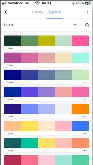 صورة لـ أفضل تطبيقات نظام الألوان لأجهزة iPhone و iPad | coolor-KFTP8bgs-DzTechs