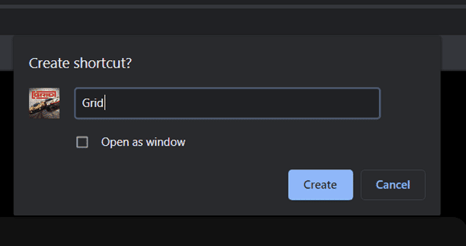 صورة لـ كيفية إنشاء اختصارات سطح المكتب لألعاب Stadia على Windows | create_shortcut_window-F79HOags-DzTechs