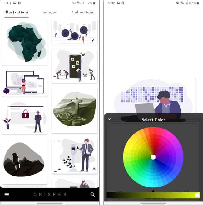 صورة لـ أفضل تطبيقات إنشاء الخلفيات وتنزيلها لنظام Android لعام 2023 | crisper_4-aHhnsNfs-DzTechs