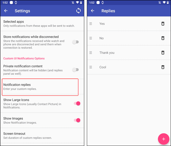 صورة لـ كيفية الرد على الإشعارات على ساعات Amazfit Pace / Verge / Stratos | customize_message_templates_on_amazmod_service-ti3MvMfs-DzTechs