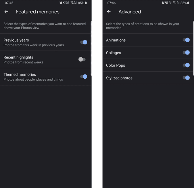 صورة لـ كيفية إخفاء شخص ما من الظهور في ذكريات صور Google | diabling_memories_completely-Ecnbpags-DzTechs