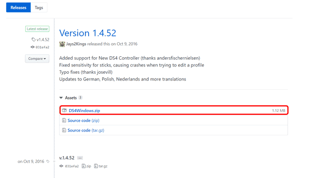 صورة لـ كيفية استخدام لوحة اللمس في جهاز التحكم DualShock 4 على الكمبيوتر مع DS4Windows؟ | download_from_git-BCHVYLfs-DzTechs