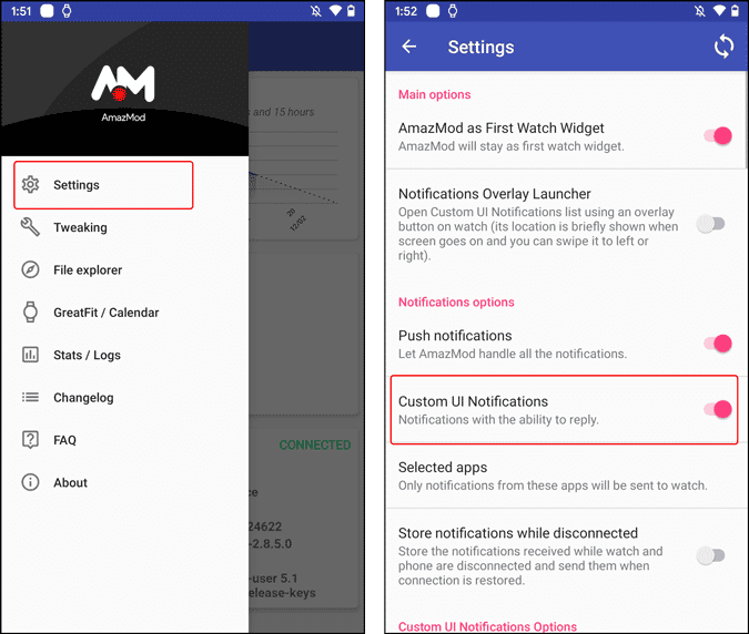 صورة لـ كيفية الرد على الإشعارات على ساعات Amazfit Pace / Verge / Stratos | enable_reply_to_notification_amazmod_android_app-6j3MvMfs-DzTechs