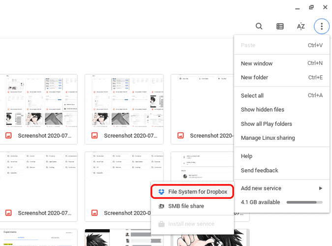 صورة لـ كيفية إضافة Dropbox إلى مدير الملفات في Chromebook | file_system_by_dropbox-whspYags-DzTechs