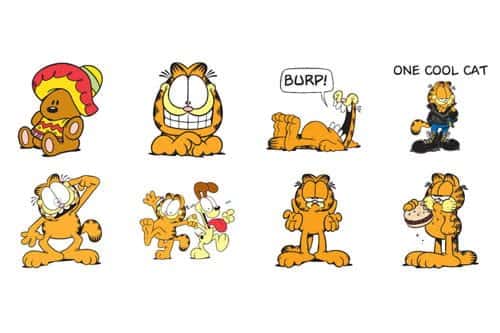 صورة لـ أفضل ملصقات iMessage التي تحتاجها لإبقاء الدردشات مُمتعة | garfield-ZBoFsNfs-DzTechs