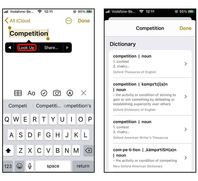 صورة لـ أفضل تطبيقات القاموس لأجهزة iPhone (2023) | lookup-cTh7Tags-DzTechs