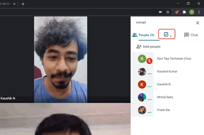 صورة لـ كيفية تسجيل الحضور في Google Meet | meet_clipboard-VZAsZags-DzTechs