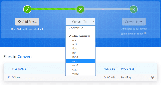 صورة لـ كيفية تحويل ملفات WAV إلى MP3 بشكل مجاني وسريع | muo_entertainment_convert_wav_to_mp3_zamzar-NXwznNfs-DzTechs