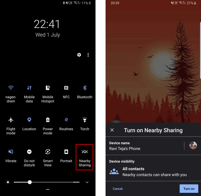 صورة لـ كيفية مشاركة الملفات من خلال ميزة المشاركة عن قرب على Android | nearby_share_on_android-AnehLZfs-DzTechs