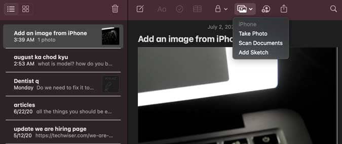 صورة لـ النصائح والحيل وأفضل الميزات على macOS Big Sur | notes-5KodyZfs-DzTechs