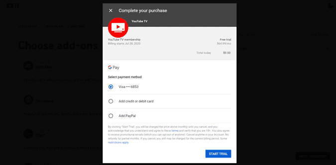 صورة لـ كيفية الوصول إلى YouTube TV خارج الولايات المتحدة | payment-DYLY8bgs-DzTechs