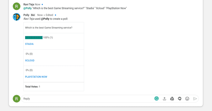 صورة لـ كيفية إجراء الاستطلاعات على Google Chat | poll_on_google_chat-DXQpfbgs-DzTechs