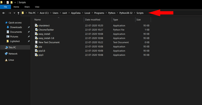صورة لـ كيفية تغيير بطاقات مصدر التغريدة على X (Twitter) | python_location-u3HBxbgs-DzTechs