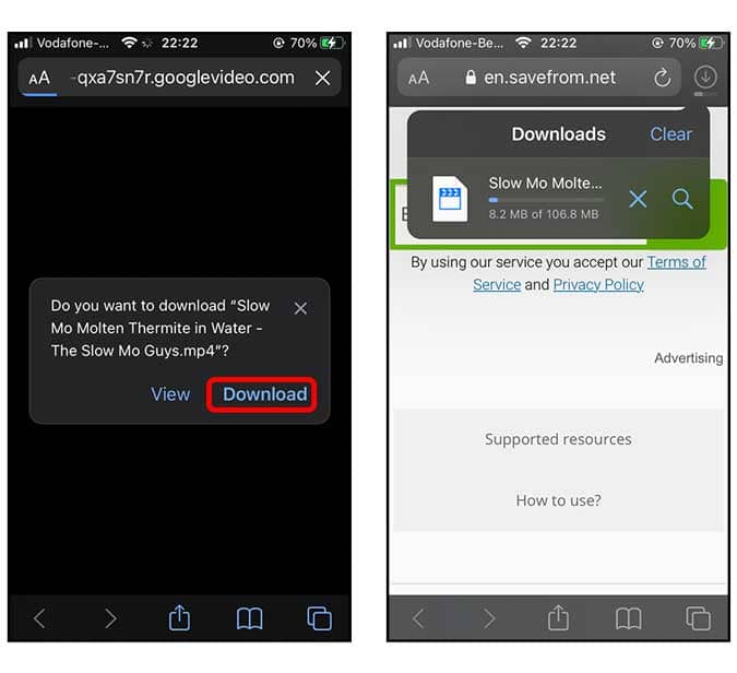 صورة لـ كيفية تنزيل مقاطع فيديو YouTube على iPhone بعدة طرق | safa2-mWljlbgs-DzTechs