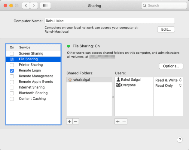 صورة لـ هل يحتاج جهاز Mac بالفعل إلى جدار حماية؟ ما تحتاج إلى معرفته | sharing_system_preferences_pane-k26F6Nfs-DzTechs