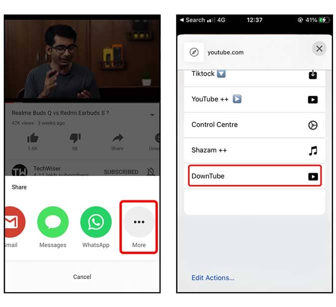 صورة لـ كيفية تنزيل مقاطع فيديو YouTube على iPhone بعدة طرق | siri2-ITljlbgs-DzTechs