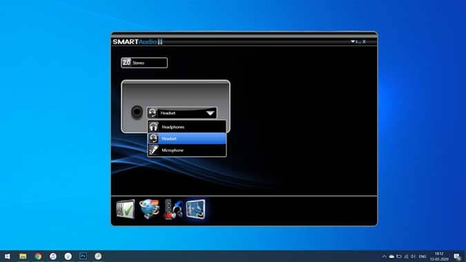 صورة لـ تعطيل النافذة المنبثقة المزعجة عند توصيل سماعات الرأس على Lenovo Thinkpad | smart_audio-nX2dxMfs-DzTechs