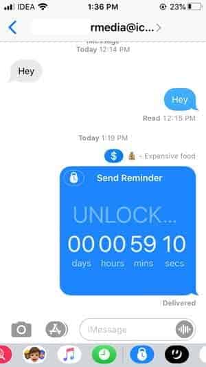 صورة لـ أفضل تطبيقات iMessage التي يجب أن تستخدمها في 2023 | time_lock-aziZtNfs-DzTechs