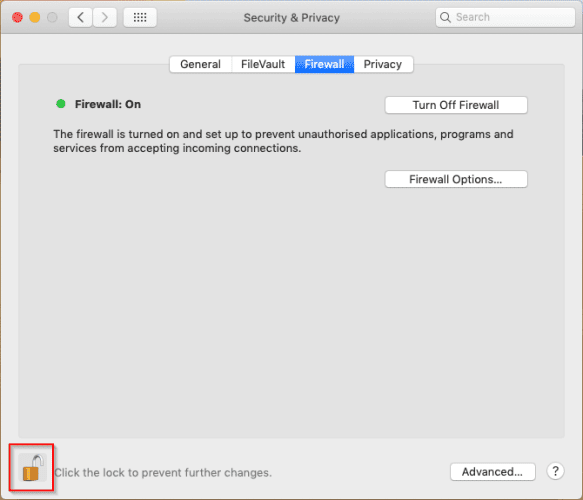 صورة لـ هل يحتاج جهاز Mac بالفعل إلى جدار حماية؟ ما تحتاج إلى معرفته | turn_on_the_firewall_in_system_preferences-266F6Nfs-DzTechs