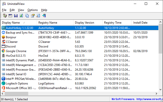 صورة لـ أفضل الطرق لإنشاء قائمة بجميع التطبيقات المثبتة في Windows | uninstallview_670x419-GFdYGLfs-DzTechs