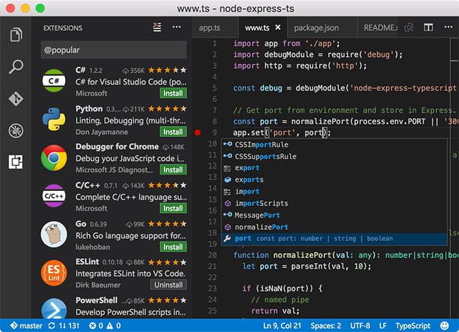 صورة لـ أفضل تطبيقات تحرير نصوص HTML لنظام التشغيل Mac | vs_code-L1vo5Nfs-DzTechs