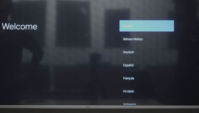 صورة لـ كيفية إصلاح مشكلة التوقف عند التمهيد على أجهزة Android TV | welcome_screen-VEkB8Mfs-DzTechs