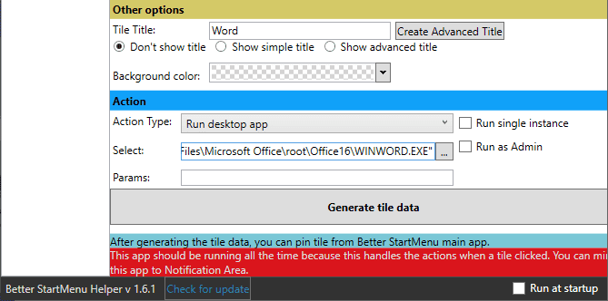صورة لـ كيفية إنشاء أشكال بلاطات مُخصصة في قائمة ابدأ على Windows 10 | windows_10_custom_live_tile_better_startmenu_actions-wtX0EMfs-DzTechs