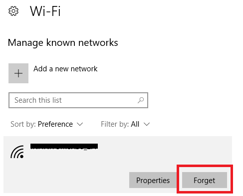 صورة لـ أكثر مشكلات Wi-Fi شيوعًا على Windows 10 ، إليك كيفية إصلاحها | windows_10_forget_wifi_network-HlcybMfs-DzTechs