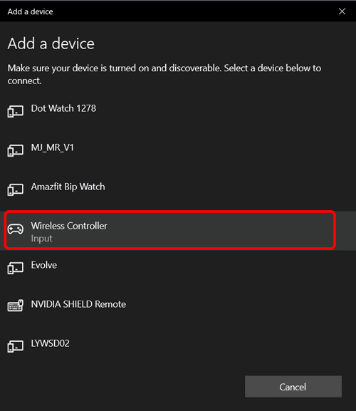صورة لـ كيفية استخدام لوحة اللمس في جهاز التحكم DualShock 4 على الكمبيوتر مع DS4Windows؟ | wireless_controller_add-BZHVYLfs-DzTechs