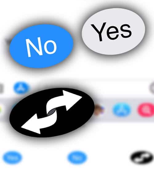 صورة لـ أفضل ملصقات iMessage التي تحتاجها لإبقاء الدردشات مُمتعة | yes_no_uno-rdsFsNfs-DzTechs